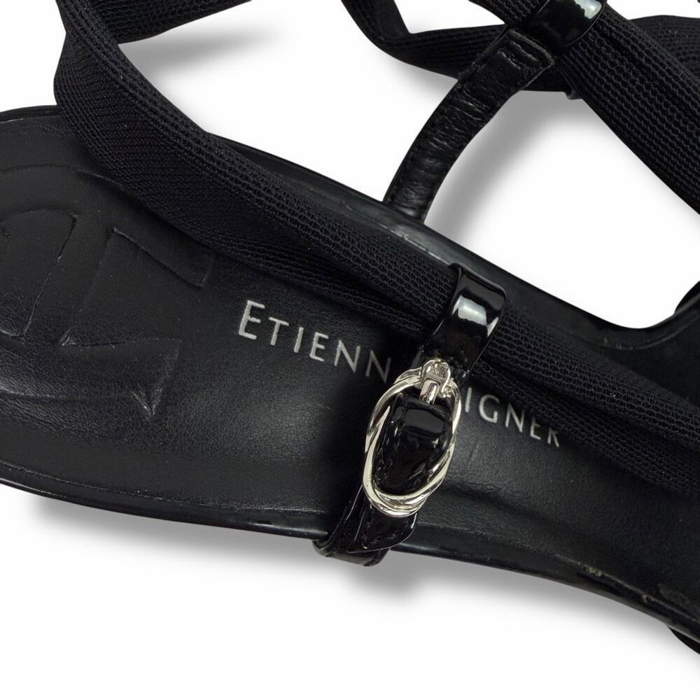 Etienne Aigner 8.5 Black Omnia Heels - Picture 3 of 10